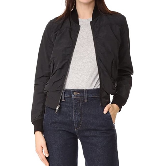 Vince shrunken cropped bomber jacket - Picture 4 of 10